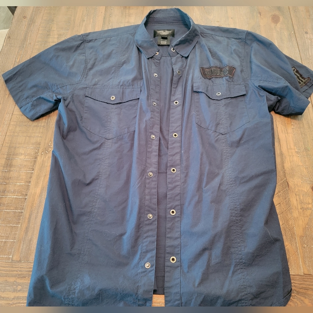 Harley Davidson Mens XXL button-up collared shirt